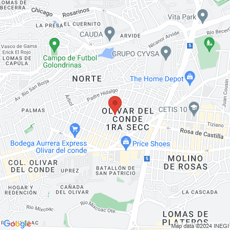 Paz Lopez Manuel Dr. map