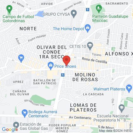 Odontología Inteligente CD Dennys Galicia map