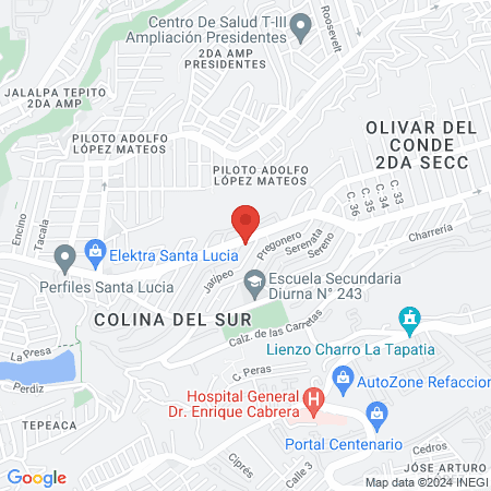 Arreola Garcia Beatriz map