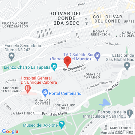 HOSPITAL VETERINARIO map