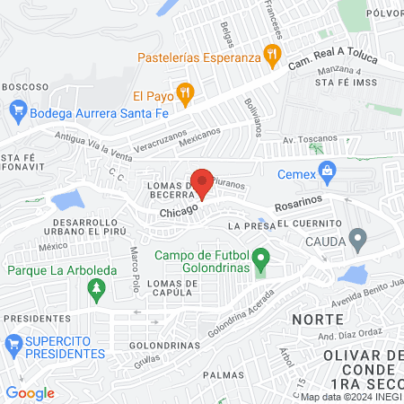 Consultorio Dental map