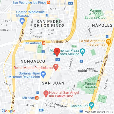Indra Salud Holística map