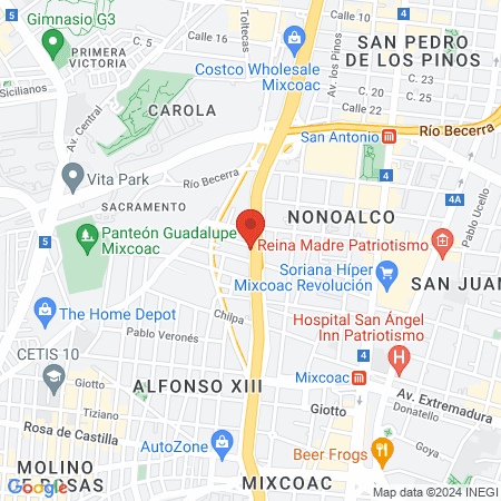 DENTISTA’S LA LAGUNA map