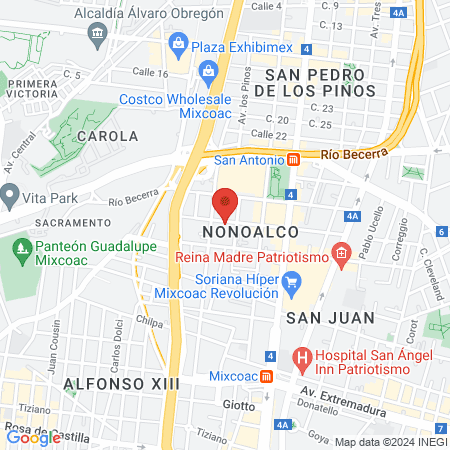 Dr. Raúl Aragón López map