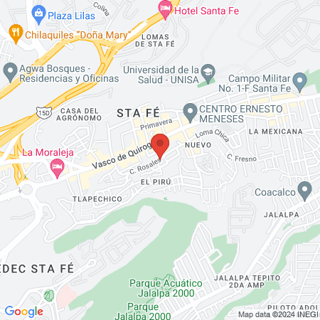 The Beauty place Santa fe map