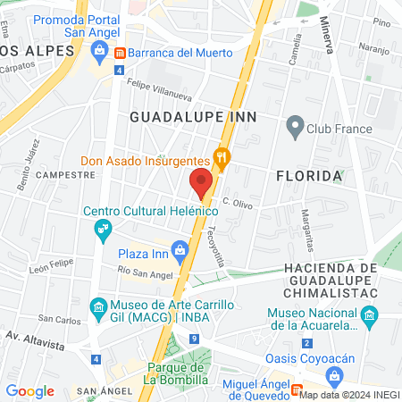 Oficinas Clínica Dental Centauro map