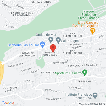 Burdeos Estetica map