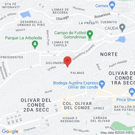 Clínica de Atención Odontológico map