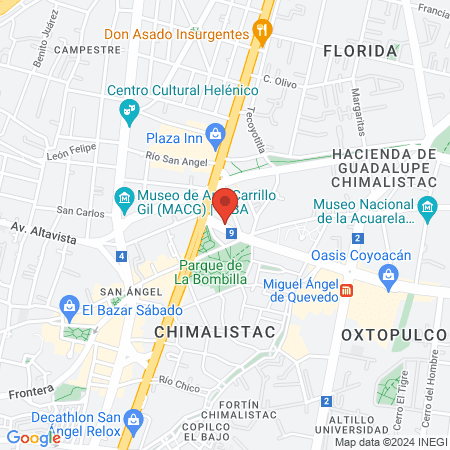 Segundo Piso Beauty Room map