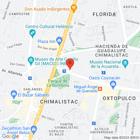 Centro Integral BET map