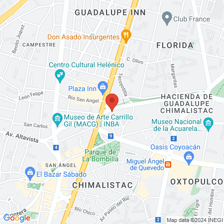 Dr. José Miguel Fuentes Pérez, Alergólogo map