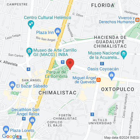 Dr. Javier De La Fuente Rocha, Geriatra map