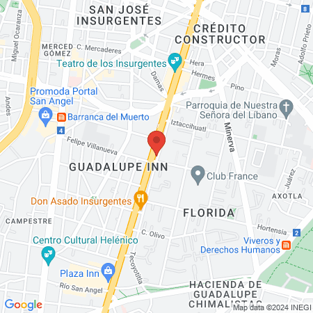 Dr. Gonzalo Gabriel Lora Ramirez map