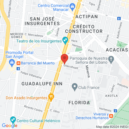 Centro Medico Alydia map