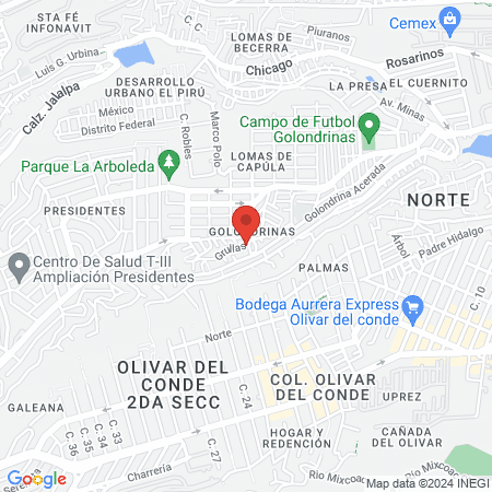 Sala De Belleza Lorena map