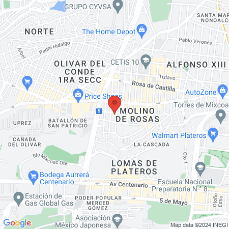 SALON MIGUEL LEYVA map