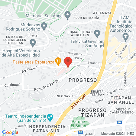 Consultorio del Doctor Alberto Contreras Oropeza map