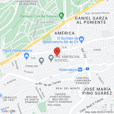 Dr. Édgar Agustín González Macedo, Cirujano General y Colo-proctólogo map