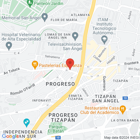 Estética Belén map