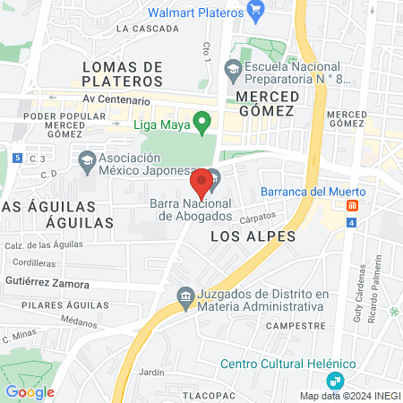 Studio Matisse Alpes map