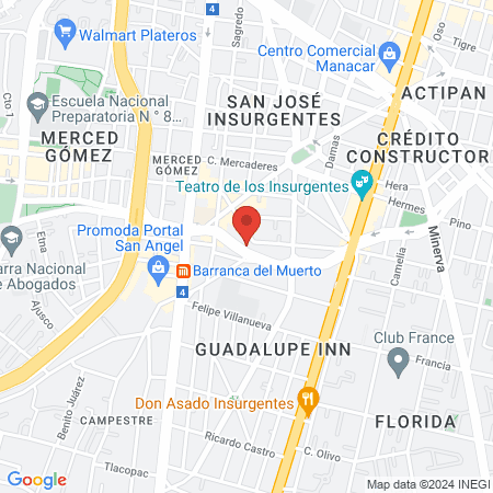 Desértika Spa Barranca del Muerto map