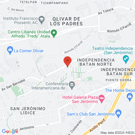 Dr. Kuechler Reumatólogo, Internista. map