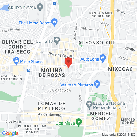 Salón&barbermoderm map