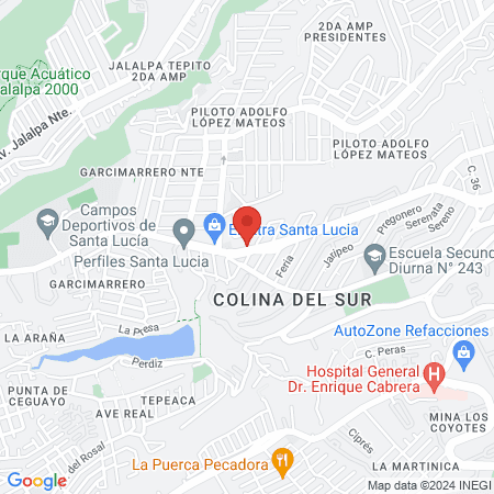 Nailkery Colina del Sur map