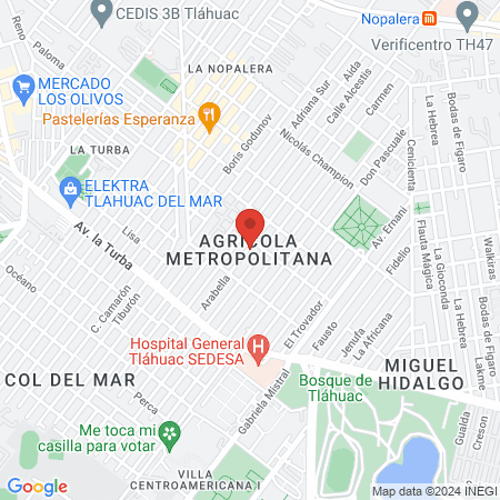 Dr. Eliuth Zamora map