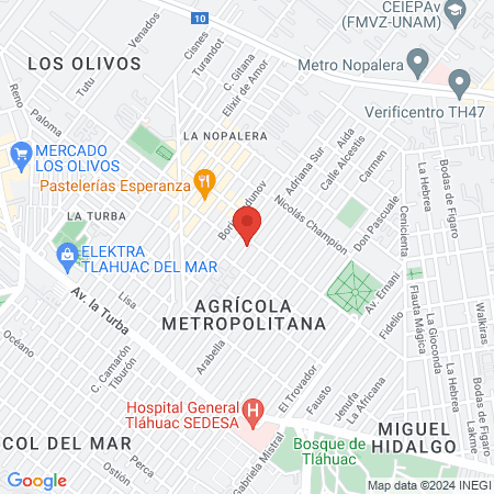 Estética canina y felina, adiestramiento canino Guau & Miau map