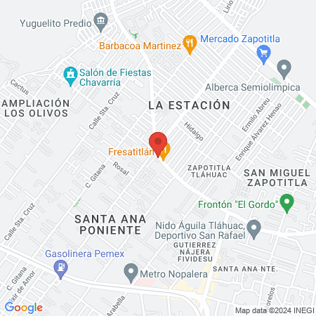 Podosalud Lalopies Tlahuac map