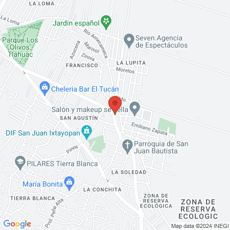 NOVIDENTAL Clínica dental en Tláhuac map