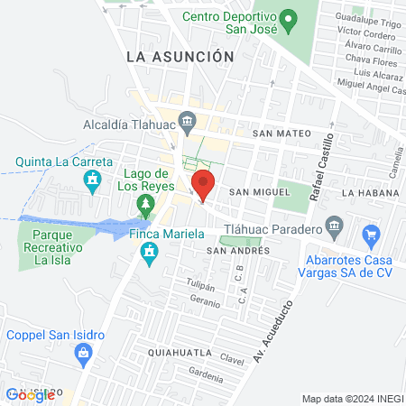 CONSULTORIO DE GINECOLOGIA Y ESPECIALIDADES MEDICAS map