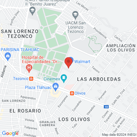 Yafah expréss Tláhuac map