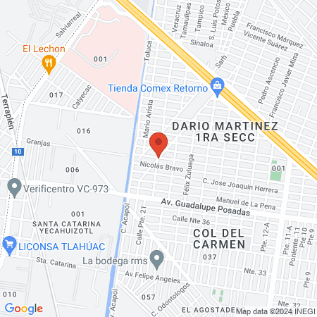 Luce Siempre Bella map