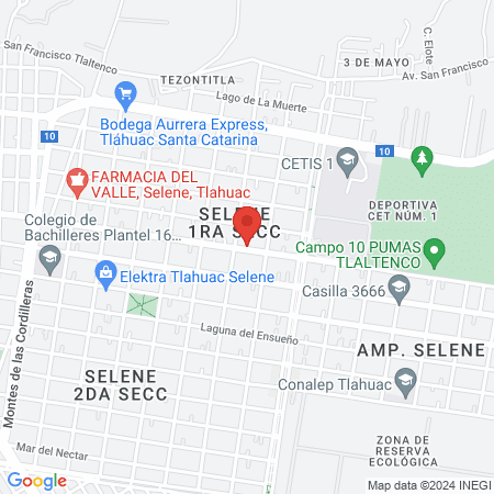 Estética D' Mary map