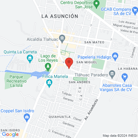 Fronton Los Reyes Tlahuac map