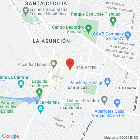 Peluqueria vero line map