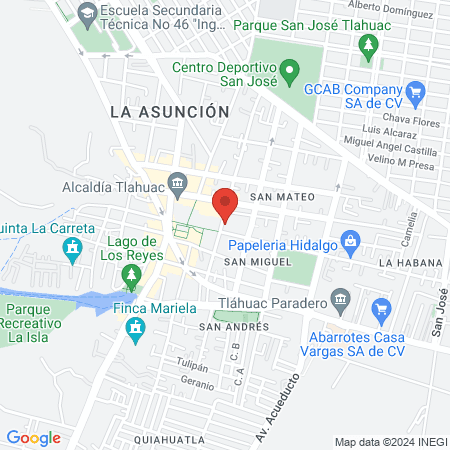 SERVICIO MEDICO DENTAL map