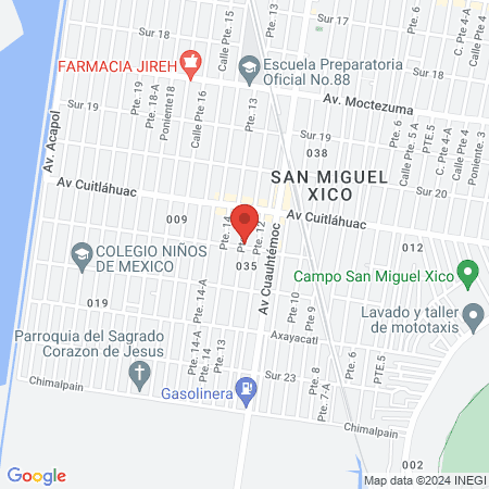 Spa Sport Medical Valle de Chalco map