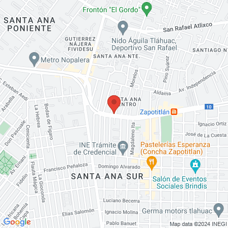 Barber Estudio L. A. map