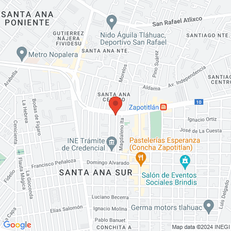 BARBERIA Y SALON J&F map