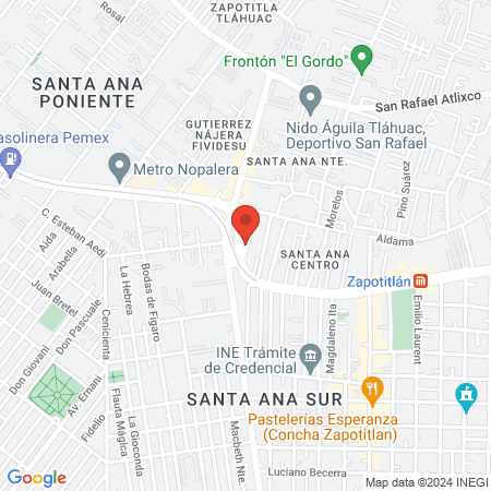 CÓNSULTORIO DENTAL MEXIDENTAL map