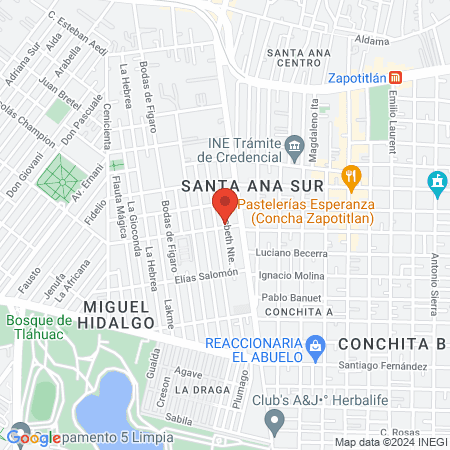 BARBERIA L.A 98' map