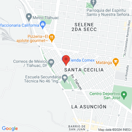 DENTIMART CLÍNICA DENTAL Y ORTODONCIA SUCURSAL TLÁHUAC map