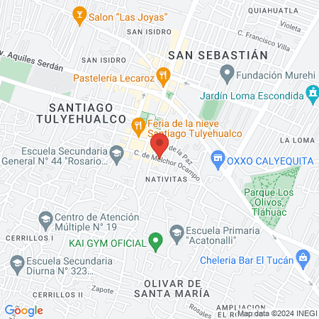 Dentista Martha Molotla map