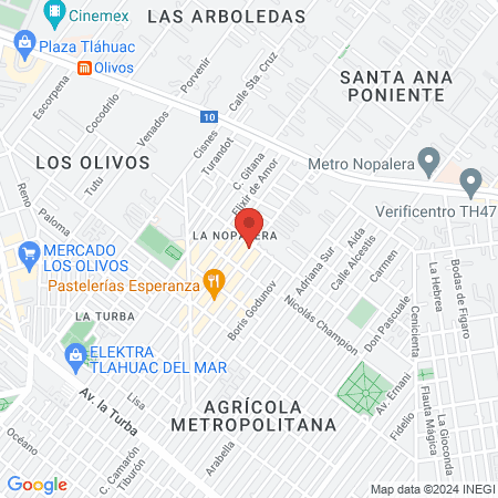 Servicio Veterinario map