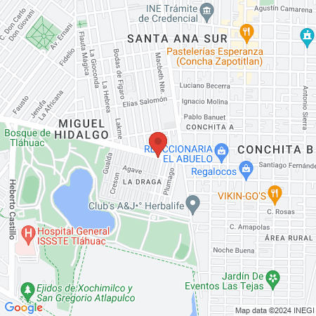 MEXA Gimnasia Artistica map