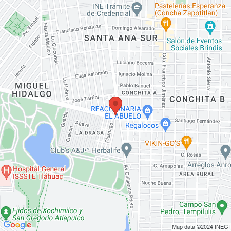 Studio Nails and Lashes map