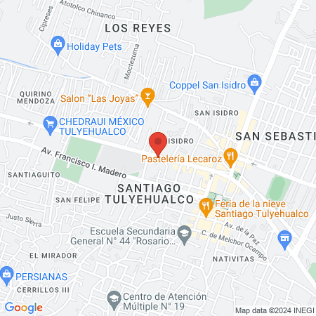 La Reyna de la Moda map